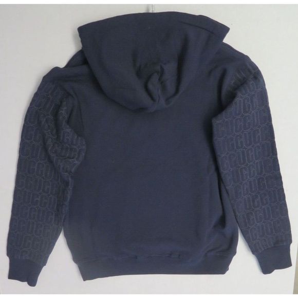 UGG 1125870 Women's Sz M Onyx Black Tatiana Logo Fleece Hoodie Sweatshirt $118 - Picture 8 of 8